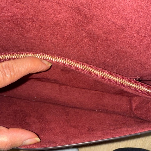 Coach Brown Crossbody Bag with Gold Accent - NO SHOULDER STRAP - Picture 5 of 7